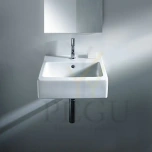 Duravit мебельная раковина VERO 500x470mm белая 1 отверстие под смеситель