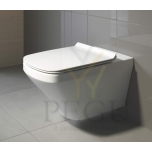 DuraStyle Tualett ja iste komplekt 457109 seinale Compact Duravit Rimless®