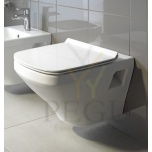 DuraStyle Tualett Compact 253909 Duravit seinale 4.5L 370x480 + vaikseltsulguv iste 006379 