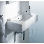 Duravit mööbli valamu VERO 070350 500x250mm valge 1 segistiavaga paremal