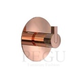 Nagi 1901-5 kleebitav Ø16/50 mm, 3M isekleepuva tagusega, poleeritud vask
