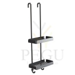 Duširiiul Riputatav  SHELF 6 NOVA2 , 2-ne harjatud must