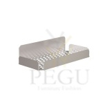 Seinale kleebitav 3M duširiiul SHOWER SHELF 1947-5, harjatud roostavaba teras