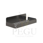 Seinale kleebitav 3M duširiiul SHOWER SHELF 1947-5, harjatud must