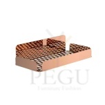 Seinale kleebitav 3M duširiiul SHOWER SHELF 1947-5, poleeritud vask