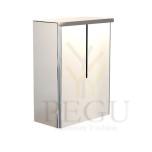 Hügieeniline prügikast kaanega seinale 12L 300x400x150 roostavaba teras poleeritud
