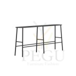 Лавка из нержавеющей стали Frost BUKTO BENCH 1000mm матовый чёрный