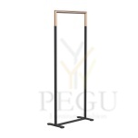 Riidestange BUKTO 6002 Frost 628x1500mm чёрная- сатинированная медь