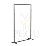 Riidestange BUKTO 6003 Frost riide-riiul, 1028x1500mm must - matt must