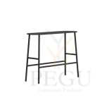 Лавка из нержавеющей стали Frost BUKTO BENCH 600mm матовый чёрный