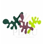 Camouflage-комплект, крючки под польто L400xH240xP67mm, green-plum-lime