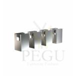 FROST Peeglikinnitus komplekt QUDRA MIRROR HOLDER 5, 4 tk, poleeritud