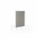 Frost peegel raamiga 600x500mm valge ALU