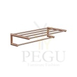 Полка SHELF-1936, 600mm, Н/Р сталь, матовая медь