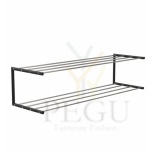Frost Kingariiul Shoe shelf 2 Nova 1000mm R/V teras poleeritud/must