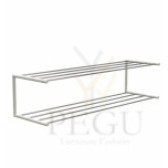 Frost Kingariiul Shoe shelf 2 Nova 1000mm R/V teras poleeritud/valge