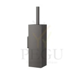WC hari Frost QUADRA TOILET BRUSH 7 seinale, RST,  harjatud must