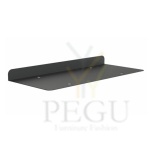Riiul karkassile ratastel BUKTO SHELF STAND 6060 must