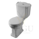 WC pott Paestum allajooksuga,kroom PA004BI+PA012BI+VA124+PA138