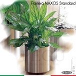 Цветочный горшок Naxos Standard на колёсиках 30x31cm, матовый