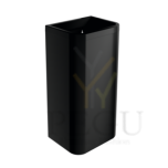 Prügikast HEWI 60L seinale või põrandale polüamiid must 477.05.20390-90