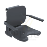 HEWI подвесной стул в душ 802.51.13860 DR матовый чёрный