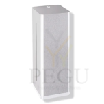 Seinale kinnitatav seebiautomaat HEWI Range 805, 600 ml, matistatud roostevaba teras / valge 8050610098