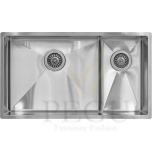 Köögivalamu roostevaba teras Intra vasak BALTIC770SXHL-LWT under, flush mount 770 x 440