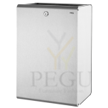 Intra Icon prügikast seinale 27L Roostevaba teras lihvitud AISI304 ICA3