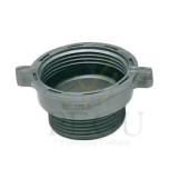 Переходная гайка для сифона кухонный-раковина с резьбы F11/2 - V11/4 серый