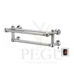 Käterätikuivati elektriline Margaroli Armonia 9-522 150x550mm messing, kroom