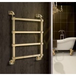 Полотенцесушитель водяной Margaroli Concerto 732 золото латунь 810x530 mm