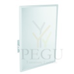 Peegel EP0300 700x500 valge steel raam Mediclinics