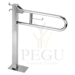 Käetugi 710 mm, jalaga ületõstetav R/V teras poleeritud Mediclinics BGC710C