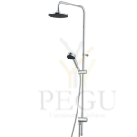 Mora MMIX S5 dushikomplekt, kroom, ülemine osa G1/2"