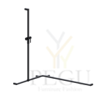 Инвалидный поручень с душевым лифтом, левый – Cavere Care, чёрный Normbau 7486117091