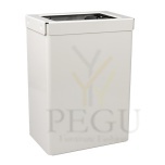 Ophardt открытая урна для мусора EBU 18 P AFP 18L Н/Р сталь белый
