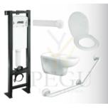 Presto Classic invatualetti komplekt WC-pott+iste+raam+invatugi