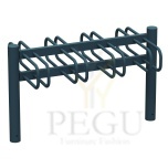 Jalgrattahoidja premium 2 x 4 kaarest  CYCLO TENOR, Antratsiit RAL 7016
