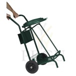 Тачка для уборки мусора улица, -сад MOBISAC 110L TROLLEY резиновые колёса