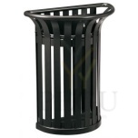 Урна настенная  TULPE 35L,  магнезия серый