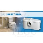 Reovee ja WC-pump Sanibest Pro ( sobib: WC pott + valamu + dušš + bidee )