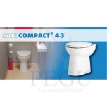 WC pumbaga Sanicompact 43 (  sobib:WC+valamu )