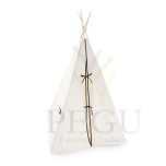 Tipi Puri Must 180 x 180 x110 cm