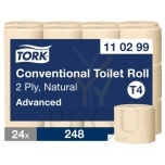 Tork Natural Conventional Advanced T4 2x tava rulltualettpaber loodusvalge, 24×34,72m