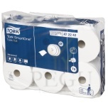 Tork SmartOne Toilet Roll, 2x, rulltualettpaber, 6 rulli x 207m