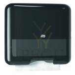 Tork Singlefold Mini дозатор для бумажных полотенец Classic H3 Mini чёрный пластик