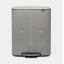 Brabantia prügikast pedaaliga 211485 Mineral Concrete Grey2.png