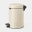 Brabantia prügikast pedaaliga 149887 Soft Beige4.jpg