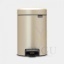 Brabantia prügikast pedaaliga 3L metallic Gold11.jpg